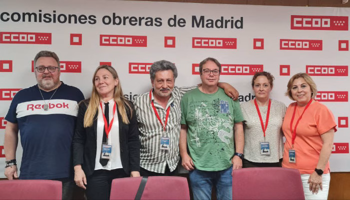 Elegida la nueva comisión ejecutiva de la Sección Sindical Estatal de CCOO en Paradores