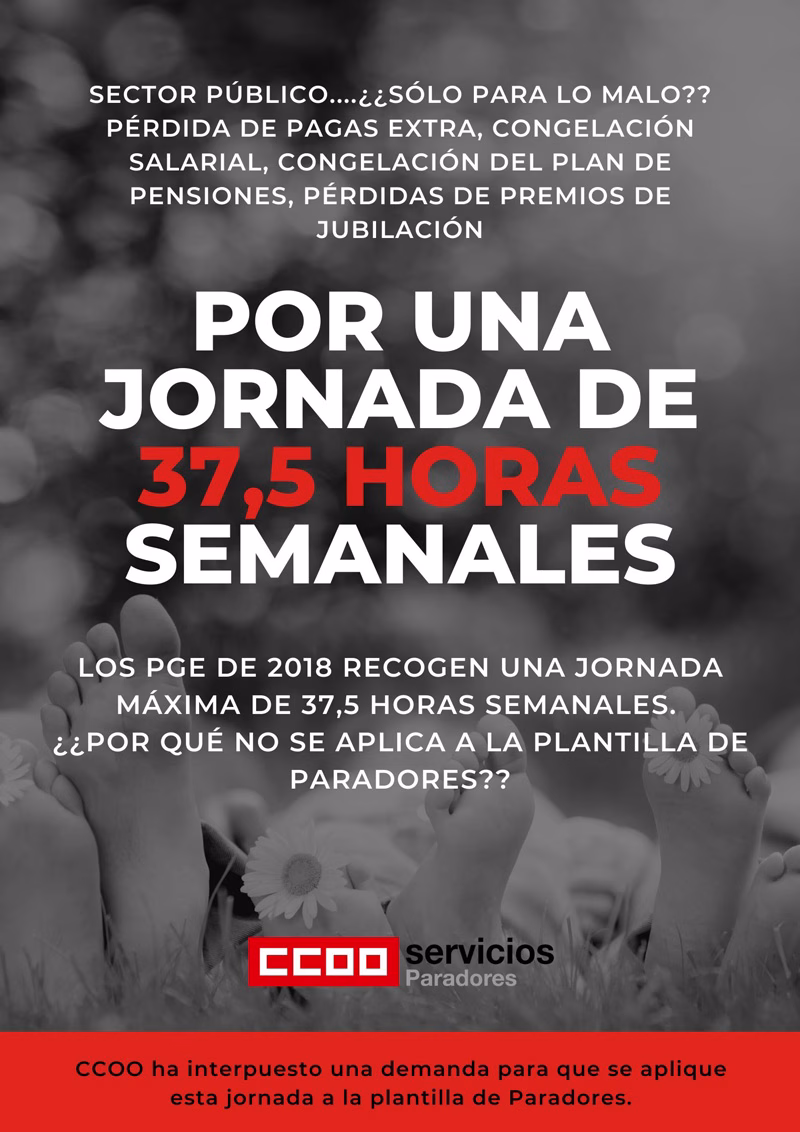 Campaña por la jornada de 37,5 horas semanales